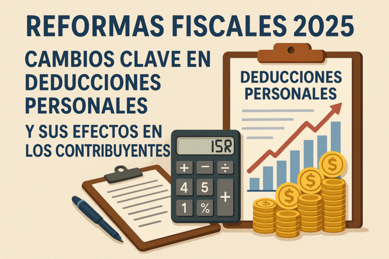 Reformas fiscales 2025: Cambios clave en deducciones personales y sus ...