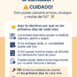🧾 ¿Qué hacer si no envías tus estados de cuenta a tiempo al contador?